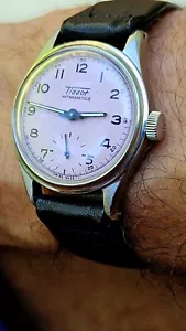 1957 Tissot " Non Magnetic " 6072-7 6076 Manual Wind - Picture 1 of 10