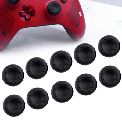 10x Empuñaduras de Palo para Pulgar Analógico Tapa de Silicona Cubierta Negra para PS4 PS3 Xbox One Wii U Foto 1 de 4