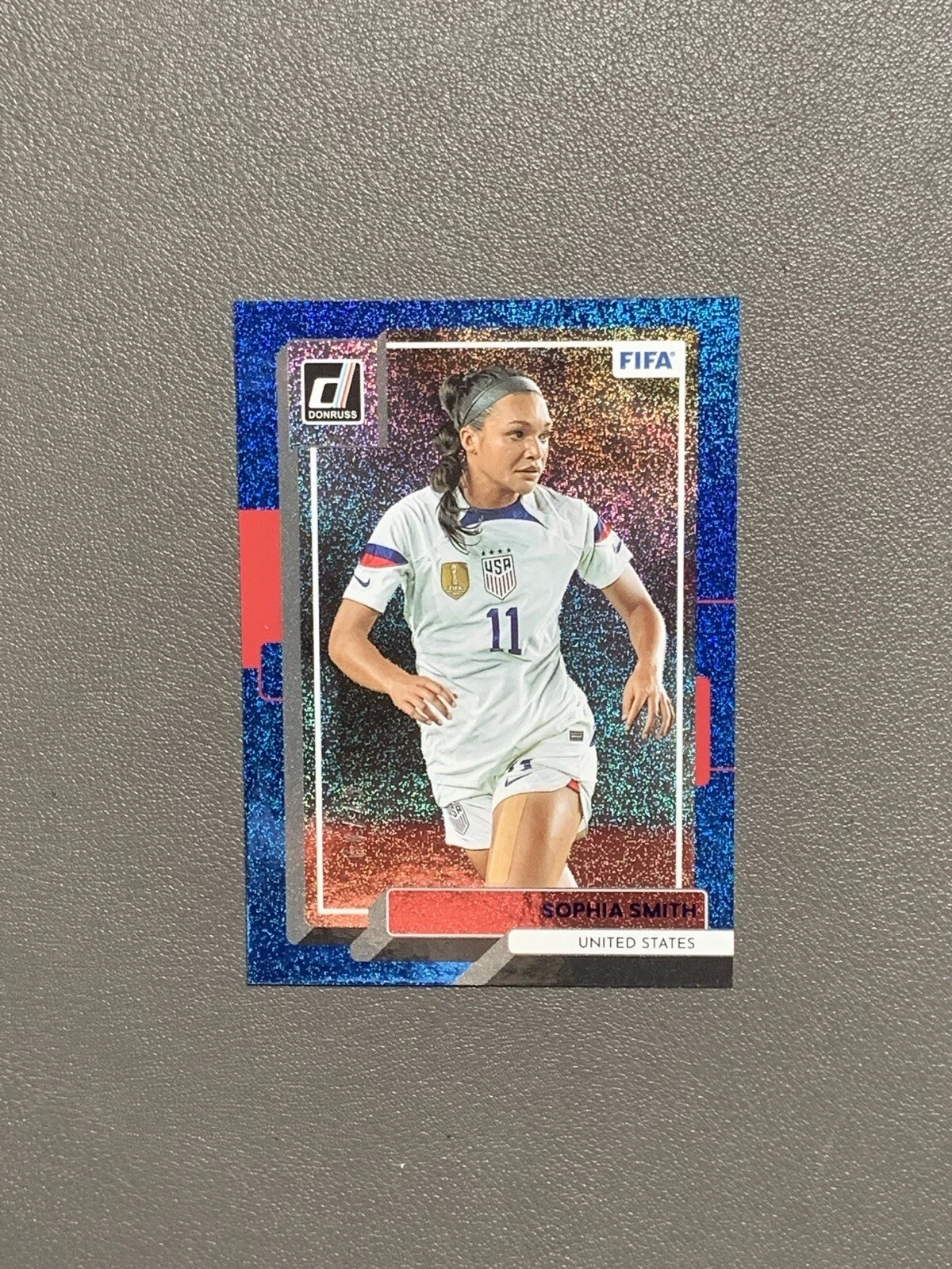 2022 Donruss Soccer SOPHIA SMITH Blue Foil /49 USWNT!