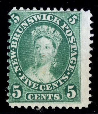 #8 New-Brunswick Canada mint no gum - Image 1 of 2