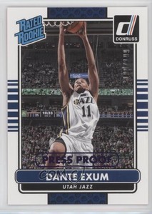 2014 Panini Donruss Rated Rookies Press Proof Purple /199 Dante Exum Rookie RC