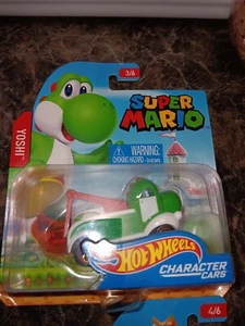 Hot Wheels Nintendo Super Mario Bros Yoshi Character Car Version 3 Of 7 New 2022 - Picture 1 of 1