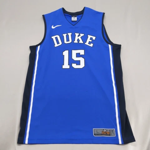 Nike Duke Blue Devils Men's Large Blue Jersey #15 Elite Cover