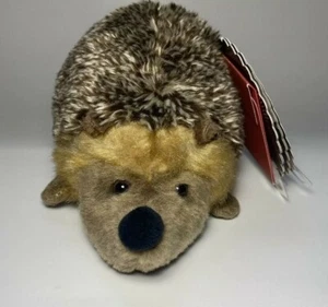 FAO Schwarz Hedge Hog Stuff Plush Animal New With Tags Adoption Papers - Picture 1 of 4