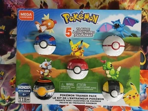 Mega Construx Pokémon 5 2019 para construir Wonder Builders paquete de entrenador 118 piezas GHP85 - Imagen 1 de 2