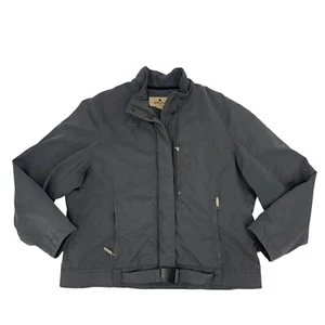 Woolrich Puffer Jacket Womens XL Extra Large Smoke Gray Full Zip Water Resistant - Picture 1 of 9