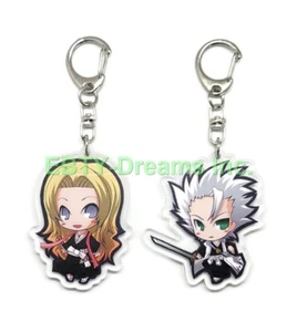 2er Set Bleach Anime Acryl Schlüsselanhänger Matsumoto Rangiku, Hitsugaya Toushirou - Bild 1 von 2
