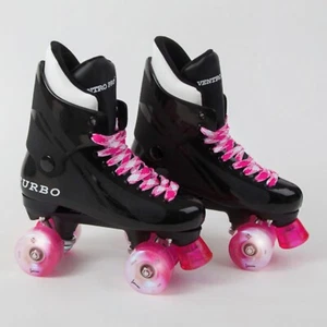 Flashing Ventro Pro Turbo Quad Roller Skate, Luminous Light Up Wheels - Picture 1 of 2