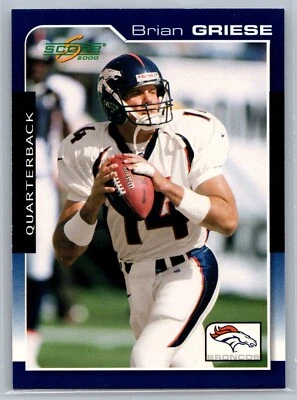 2000 SCORE CARD # 56 Brian Griese - Denver Broncos - Image 1 of 2