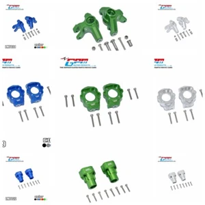 Alloy CNC Front + Rear Wheel Hub Carrier for LOSI 1/8 LMT SOLID AXLE 4WD MONSTER - Picture 1 of 6