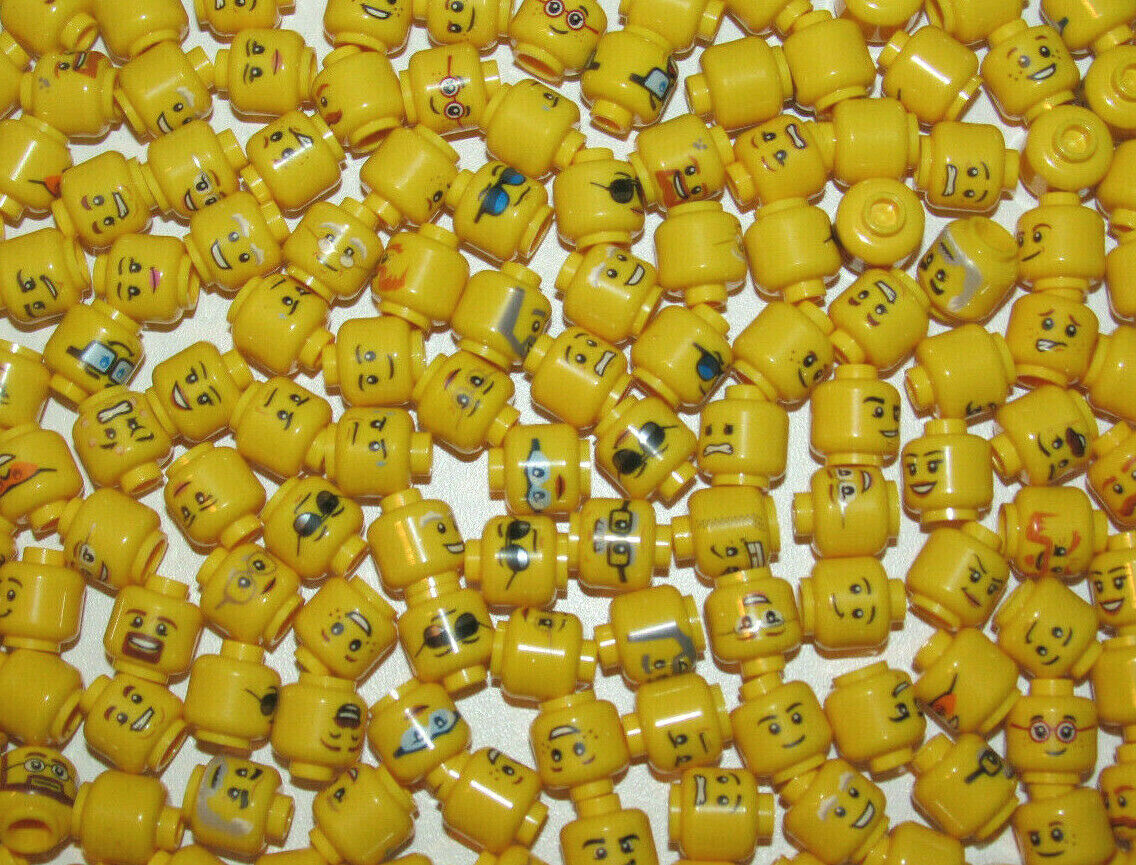 Lego ® Lot x10 Casque Caquette Chapeau City Minifig Figurine Aléatoire NEW 