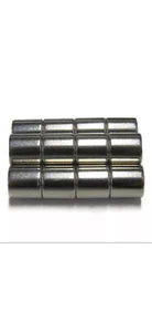 Imán de cilindro 3/8x3/8 N52 10 mm paquete de 10 tierras raras neodimio 0,375 pulgadas 10 libras - Imagen 1 de 7