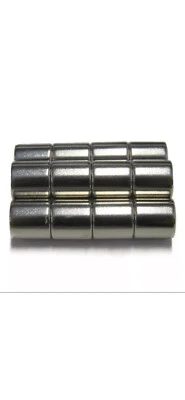 REVOLUTION MACHINES 3/8x3/8 N52 Cylinder Magnet 10mm 10 Pack Rare Earth Neodymium .375 Inch 10 lbs