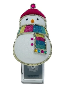 BATH & BODY WORKS COLORFUL SNOWMAN WALLFLOWER PLUG LIGHT UP NEW - Picture 1 of 2