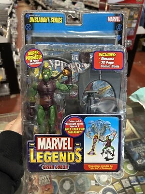 FIGURA DUENDE VERDE SERIE MARVEL LEGENDS ONSLAUGHT TOY BIZ COMO NUEVA/SELLADA/RARA LR Foto 1 de 4