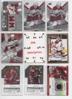 Arizona Coyotes ** SERIAL #'d Rookies Autos Jerseys * DOAN ROENICK EKMAN-LARSSON - Image 1 of 4