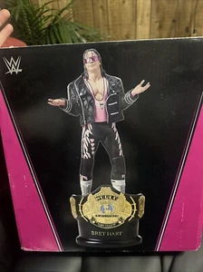 WWE Bret Hart Autographed Championship Title Collection Figure 2016 BECKETT COA - Picture 1 of 6