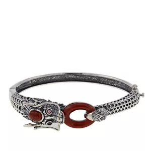 "Bracciale Drago Giada di Un Anno Giada Rossa, Rubino e Zirconia, 7-1/2" - Foto 1 di 4