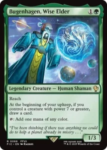 NM Bugenhagen, Wise Elder, Magic The Gathering, Final Fantasy Commander, Magic, 66 - Imagen 1 de 1