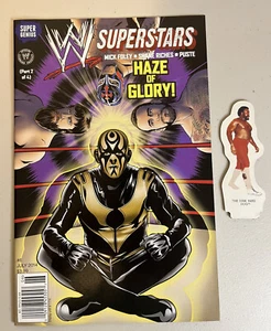 WWE Superstars #6 Mick Foley Story The Junk Yard Dog 1985 Game Piece - Imagen 1 de 7