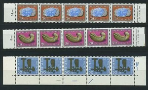 Svizzera 716 - 718 "Pro Partia", striscia di 5 MNH #m141 - Foto 1 di 1