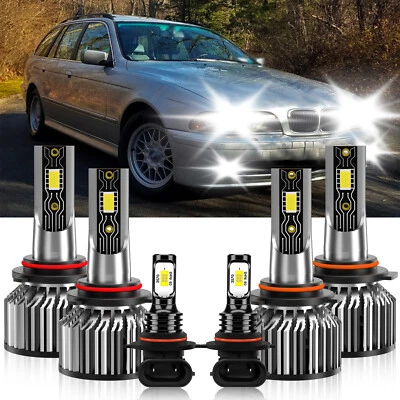 Kit de luces antiniebla LED blancas para BMW 525i 1991-1994 Foto 1 de 4