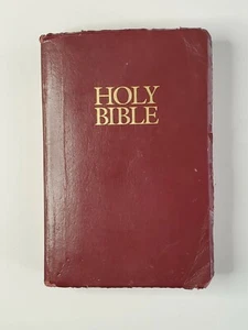 Vintage 1984 Faux Leather Bound NIV Holy Bible - Picture 1 of 5