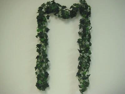 Mini guirnalda de cadena INGLÉS HIEDRA 6' seda artificial vid verde 389EI Foto 1 de 3