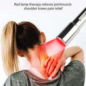 Handgerät Edelstahl Rotlicht Infrarot Therapie Schmerzlinderung Gerät Unisex - Bild 1 von 10