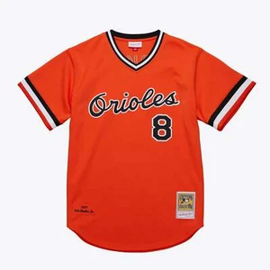 MENS MITCHELL & NESS MLB ALTERNATE JERSEY ORIOLES 2001 CAL RIPKEN JR - Picture 1 of 3