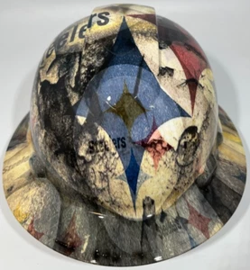 Neuer Schutzhut mit voller Krempe maßgefertigt wassergetaucht Pittsburg Steelers - Bild 1 von 6