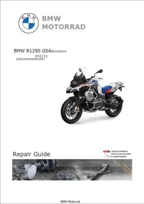 2019-2024 BMW R1250GS Adventure K51 ( R1250 GS ) Service Repair Manual CD - Image 1 of 2