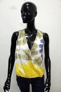 Dsquared2 Camiseta de Tirantes Mujer Talla 38 sin Mangas Algodón Logo - Imagen 1 de 10