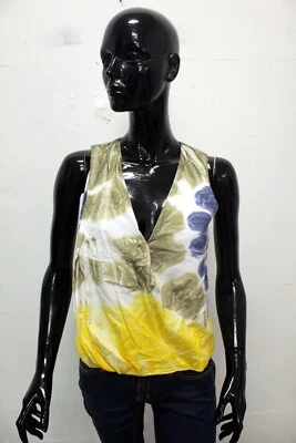 Dsquared2 Camiseta de Tirantes Mujer Talla 38 sin Mangas Algodón Logo - Imagen 1 de 4