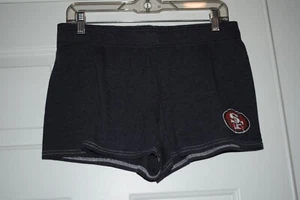 Mujer Talla M NFL Equipo Ropa San Francisco 49ers Gris Sudadera Pantalones Cortos - Imagen 1 de 4