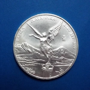 México Libertad 2003 estado BU - 1 OZ plata .999 - diseños de escudo de armas - Imagen 1 de 12