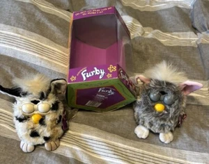FURBY’S WITH 1 ORIGINAL BOX Tiger Electronics Model 70-800 2 Furby’s - Picture 1 of 20