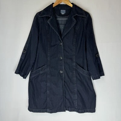 Jaqueta jeans Converse One Star L feminina utilitária manga aba rolo 3/4 - Imagem 1 de 4