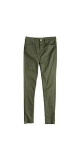 Girls Mudd Green High Rise Waisted Vintage Stretch Jeggings Size 7 - Picture 1 of 8
