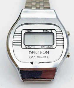 Vintage Dentron  Quartz Womens Wrist Watch Stainless #H918 - Picture 1 of 3