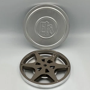 Carrete de metal Eastman Kodak de colección 8 mm 5” 200 pies con bote Rochester NY EE. UU. - Imagen 1 de 12