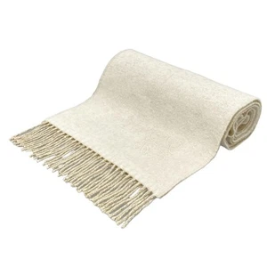 Auth LOEWE - Beige Wool Cashmere Scarf - Picture 1 of 4