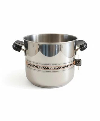 NUOVA Lagostina Pentola Alta 20 cm Classica Fondo Thermoplan Acciaio Inox 18/10 - Immagine 1 di 4