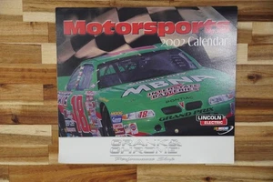 Calendario Motorsport 2002 Lincoln elettrico NASCAR auto da corsa - Foto 1 di 3