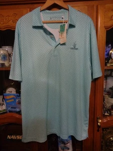 Bermuda Sands Shirt Herren Medium Wick Away Performance Sawgrass Golf Neu mit Etikett - Bild 1 von 12