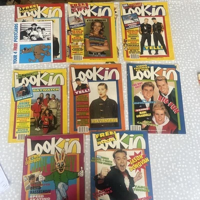 LOOK IN MAGAZINE 1990 8 Issues Jan- Feb- March - April used condition  - Image 1 of 4