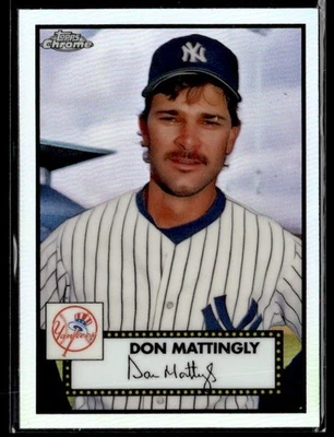 L42,409 -   2021 Topps Chrome Platinum Anniversary #696 Don Mattingly - Image 1 of 2