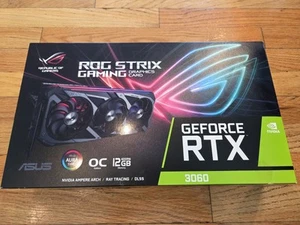 Tarjeta de gráficos ASUS ROG Strix Gaming GeForce RTX 3060 OC Edition 12 GB GDDR6 - Imagen 1 de 10