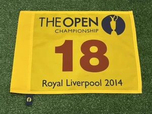 RARE THE OPEN GOLF CHAMPIONSHIP 2014 OFFICIAL PIN FLAG ROYAL LIVERPOOL New - Picture 1 of 4