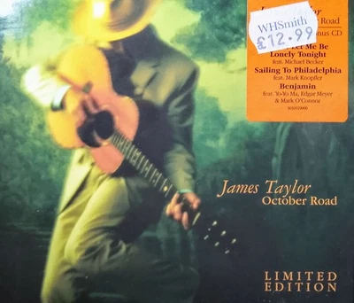 James Taylor – October Road (2×CD, 2002, UK Digipak Ltd Ed, Hype Sticker) NM - Image 1 of 2
